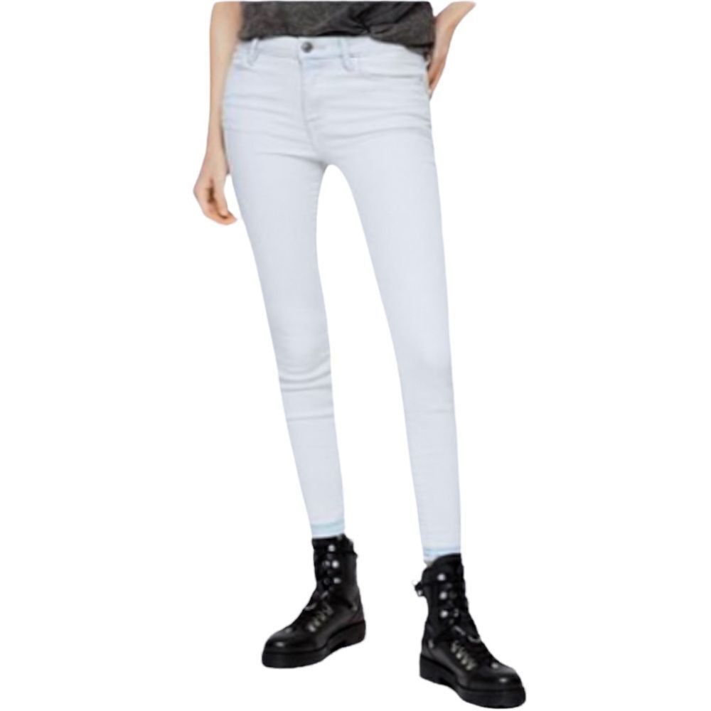 ALLSAINTS Grace Released-Hem Cropped Skinny Jeans in Bleach Indigo! - Picture 8 of 8